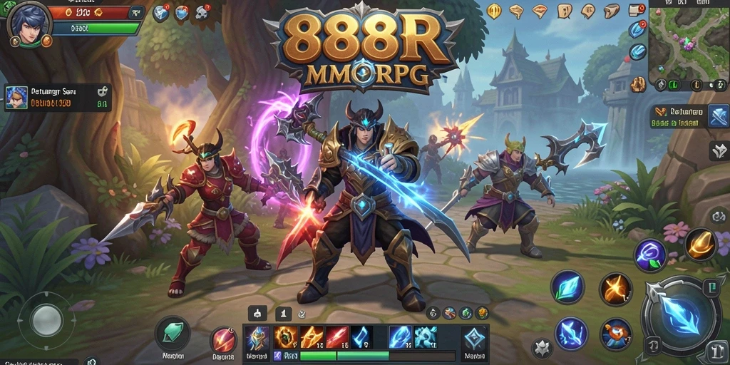 Gameplay mendebarkan dalam 888R dengan aksi petualangan yang mengagumkan.