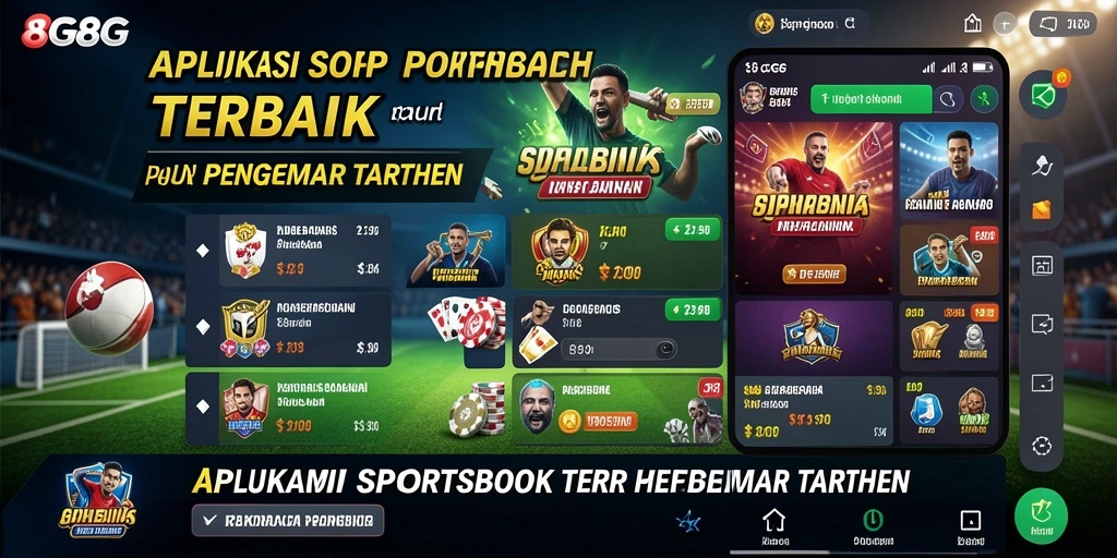 Tampilan menarik dari gameplay aplikasi Sportsbook 8G8G.