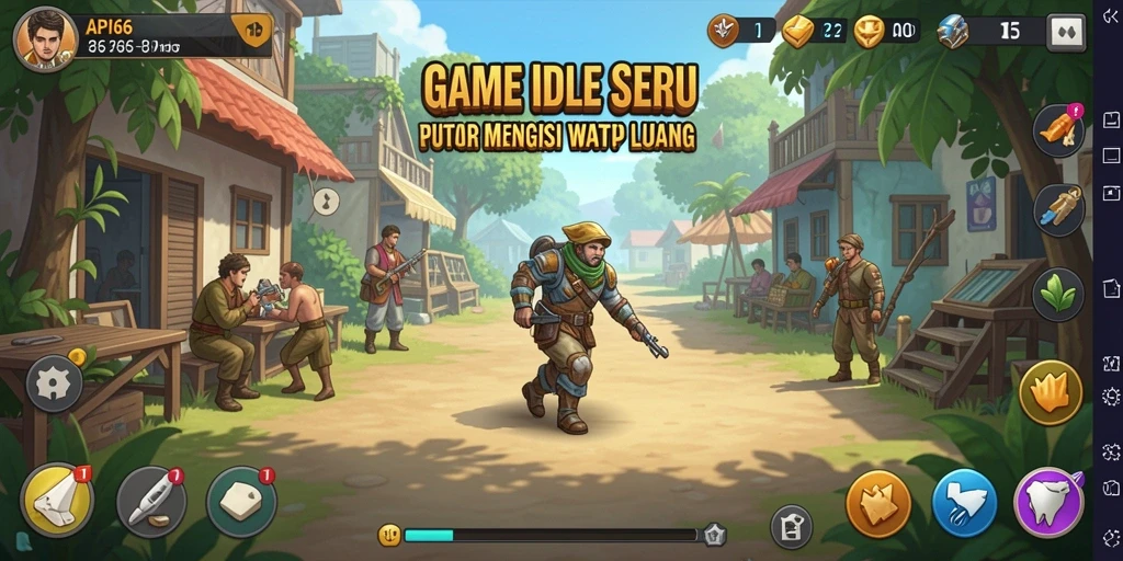 Tampilan gameplay seru dan menawan dari API66.