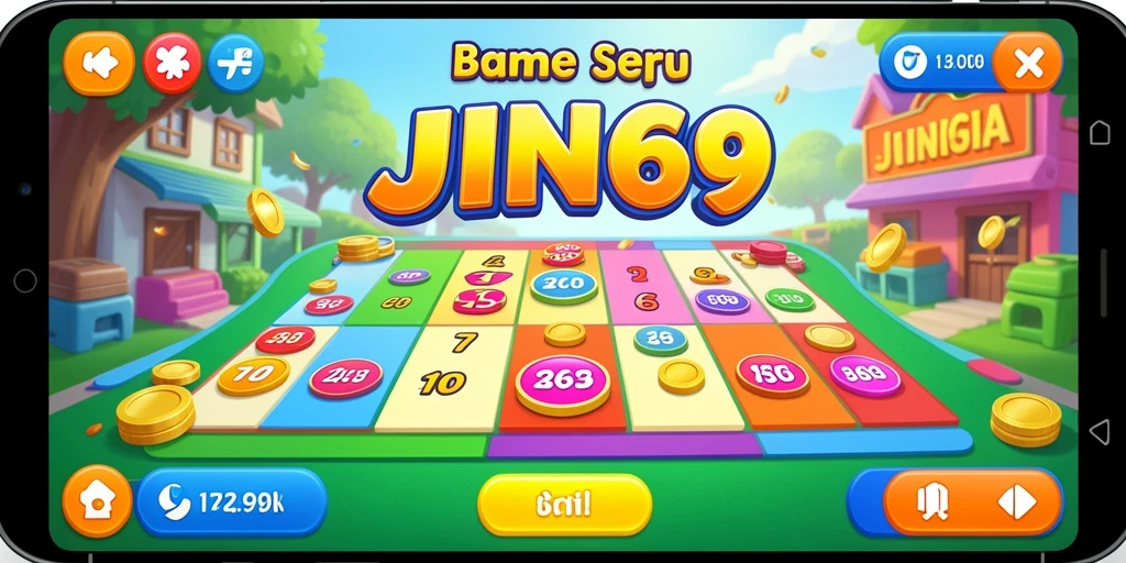 Tampilan menarik dari gameplay Bingo di JIN69 saat bermain.