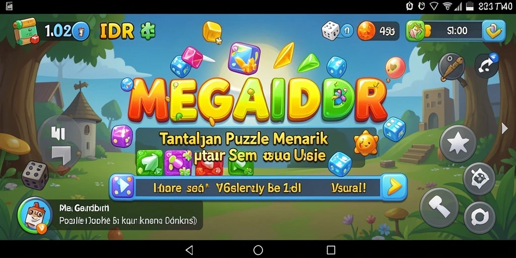 Tampilan memikat dari gameplay MEGAIDR yang penuh tantangan.