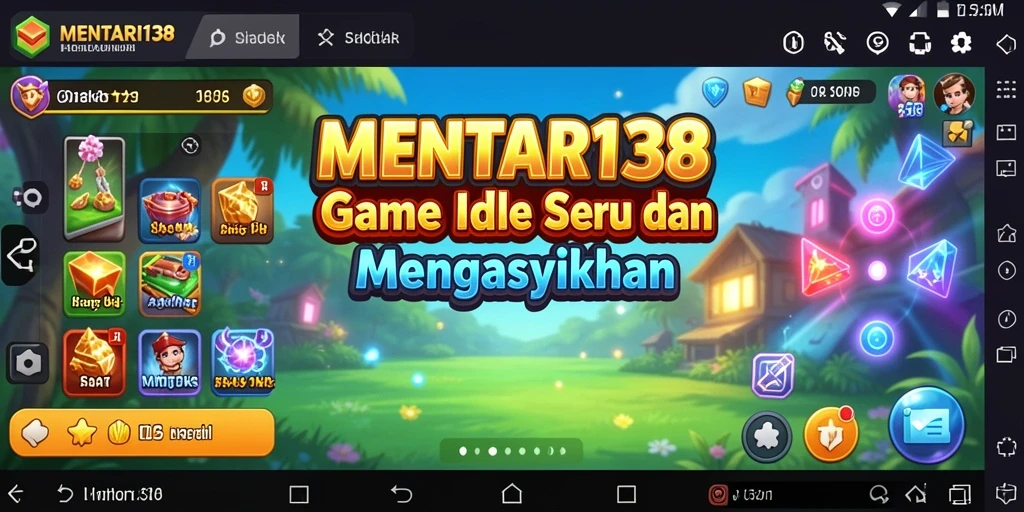 Tampilan gameplay MENTARI138 yang menarik dengan elemen Idle.