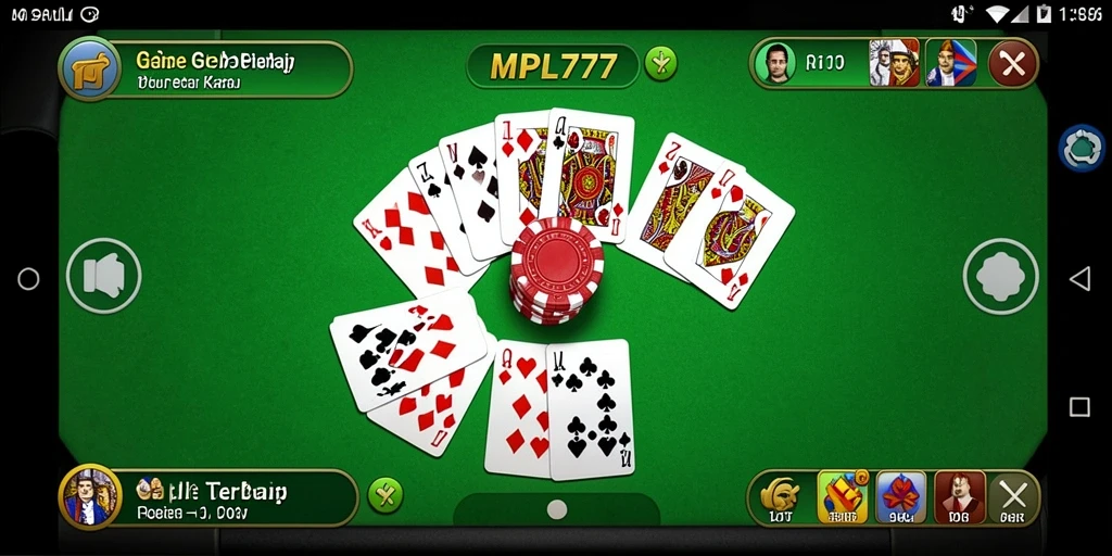 Tampilan gameplay Gaple yang seru dan interaktif di MPL777.