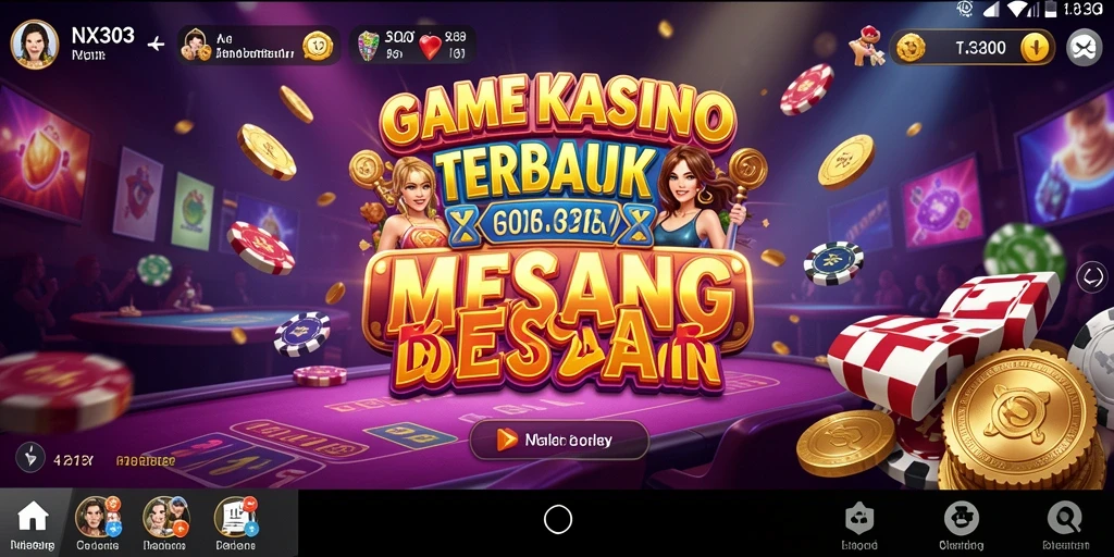 Gameplay menarik dari NX303 dengan beragam pilihan permainan Kasino.