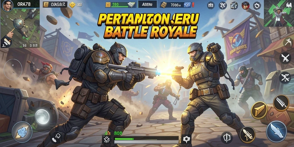 Gameplay menegangkan di ORA78 dengan aksi Battle Royale
