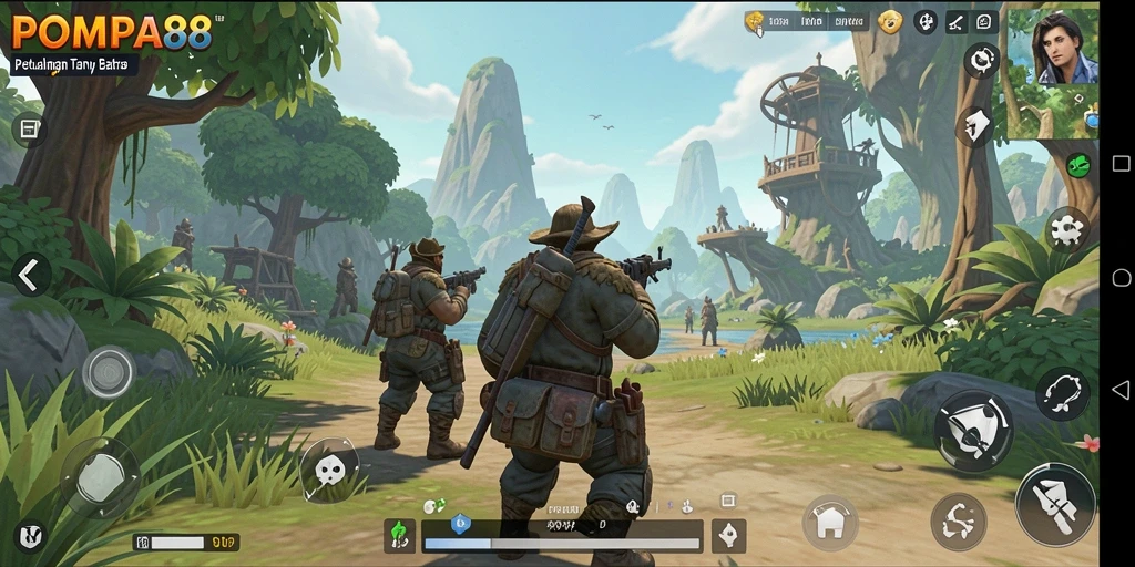 Gameplay POMPA88 di dunia terbuka yang menakjubkan.