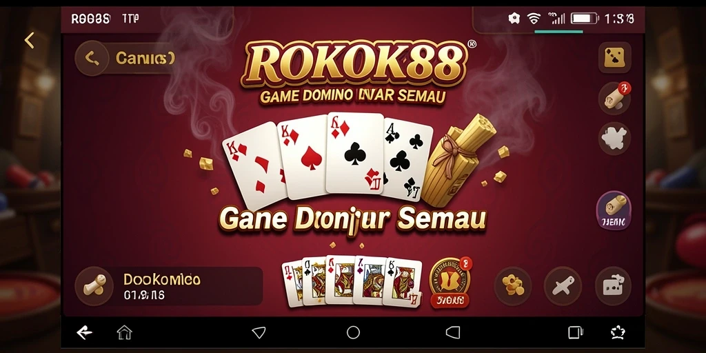 Screenshot ROKOK88 menampilkan gameplay seru secara langsung.