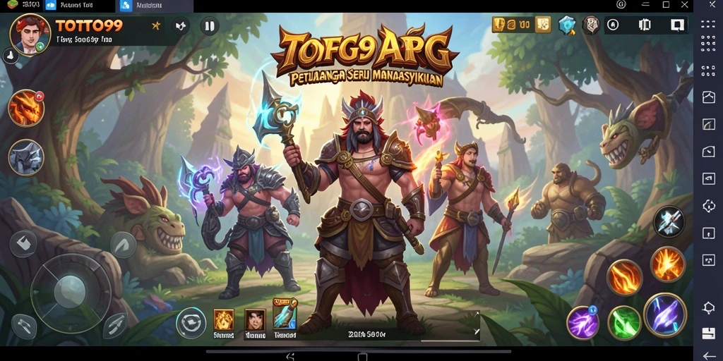 Tampilan gameplay TOTO99 yang menarik dan penuh aksi dalam dunia ARPG.